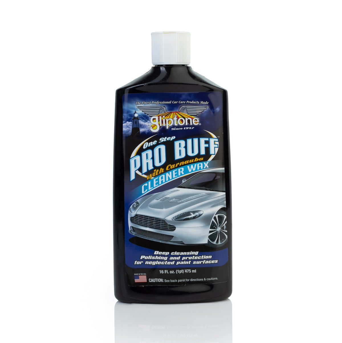 Gliptone One Step Pro Buff with Carnauba Cleaner Wax